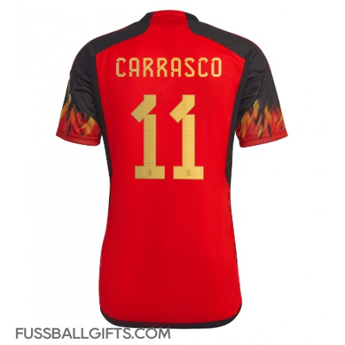 Belgien Yannick Carrasco #11 Fußballbekleidung Heimtrikot WM 2022 Kurzarm